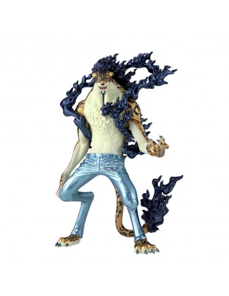 Figura banpresto one piece king of artist rob lucci awakening - special ver. -