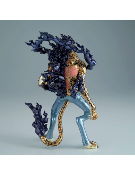Figura banpresto one piece king of artist rob lucci awakening - special ver. - Figura banpresto one piece king of artist rob lucci awakening - special ver. -