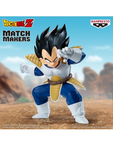 Figura banpresto dragon ball z match makers vegeta(vs son goku)