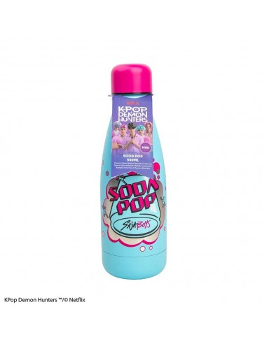 Mini botella cinereplicas kpop demon hunters soda pop 500ml