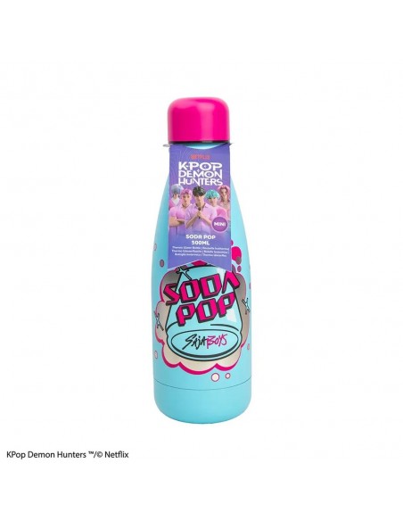 Mini botella cinereplicas kpop demon hunters soda pop 500ml Mini botella cinereplicas kpop demon hunters soda pop 500ml