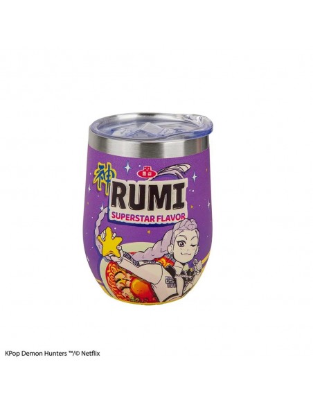 Taza de viaje isotermica cinereplicas kpop demon hunters rumi superstar flavor