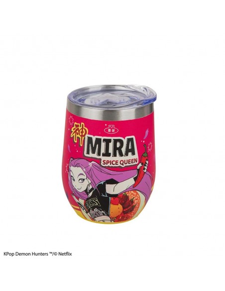 Taza de viaje isotermica cinereplicas kpop demon hunters mira spice queen