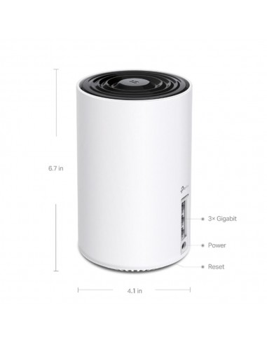 Wifi mesh tp - link deco xe75 axe5400 pack 2 unidades