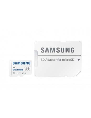 Tarjeta memoria micro sd samsung 256gb pro endurance clase 10 c - a