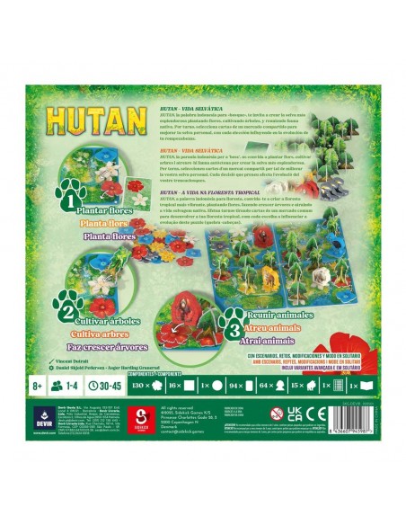 Juego de mesa hutan