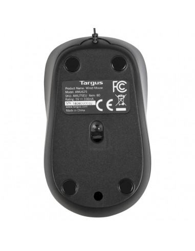 Mouse raton targus blue trace compacto usb tipo a negro