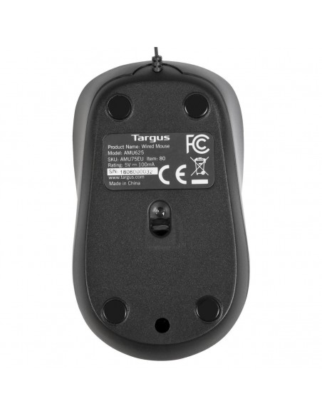 Mouse raton targus blue trace compacto usb tipo a negro Mouse raton targus blue trace compacto usb tipo a negro