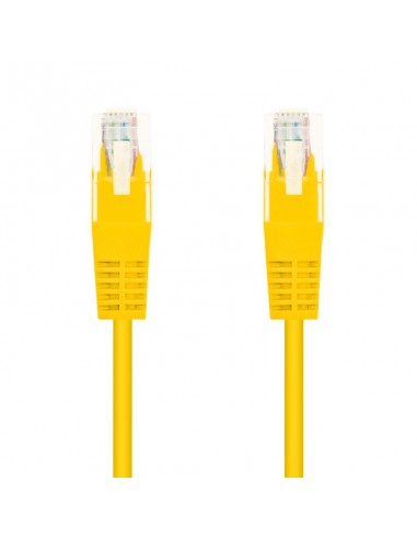 Latiguillo cable red utp cat.6 rj45 nanocable 0.30m amarillo