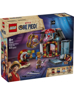 Lego one piece netflix carpa de circo de buggy