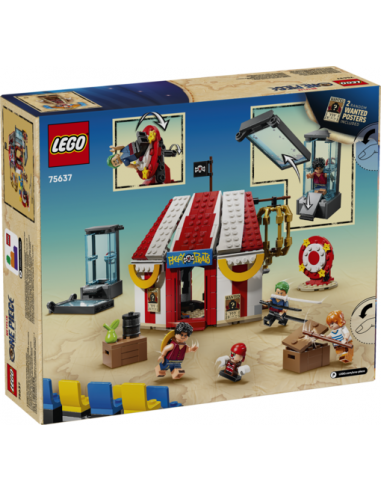 Lego one piece netflix carpa de circo de buggy