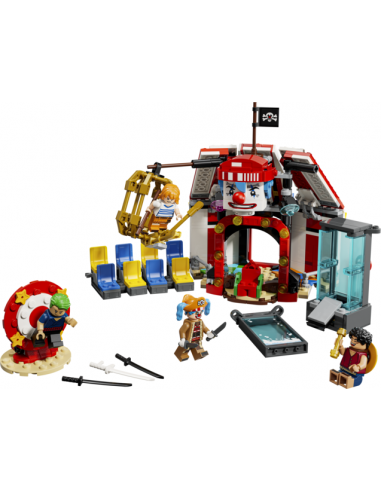 Lego one piece netflix carpa de circo de buggy
