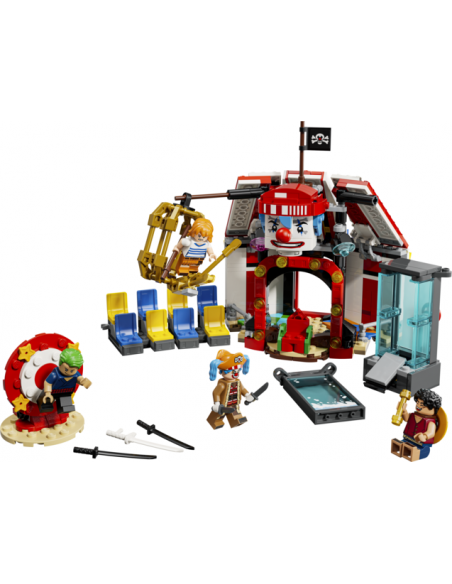 Lego one piece netflix carpa de circo de buggy