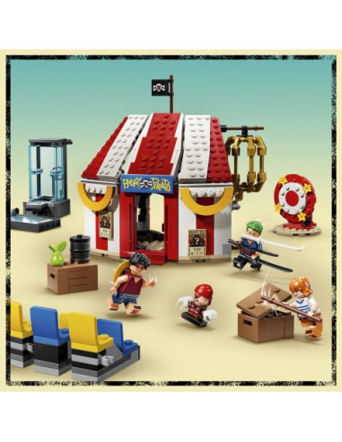 Lego one piece netflix carpa de circo de buggy