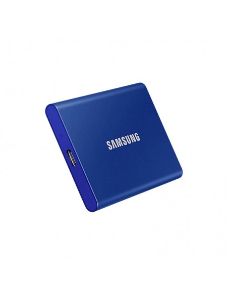 Disco duro ssd samsung 1tb pssd t7 nvme externo azul Disco duro ssd samsung 1tb pssd t7 nvme externo azul