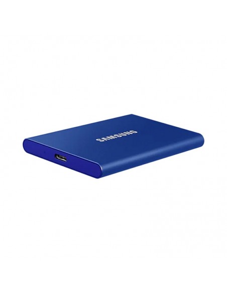 Disco duro ssd samsung 1tb pssd t7 nvme externo azul Disco duro ssd samsung 1tb pssd t7 nvme externo azul