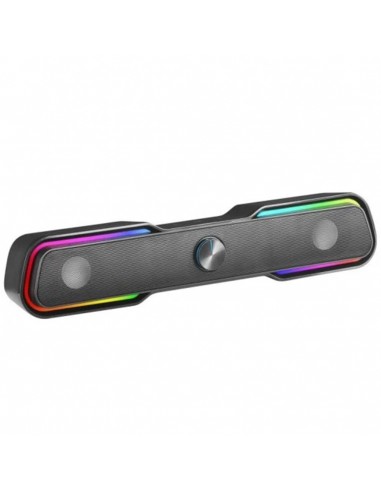 Barra de sonido mars gaming msbx 10w rgb negra