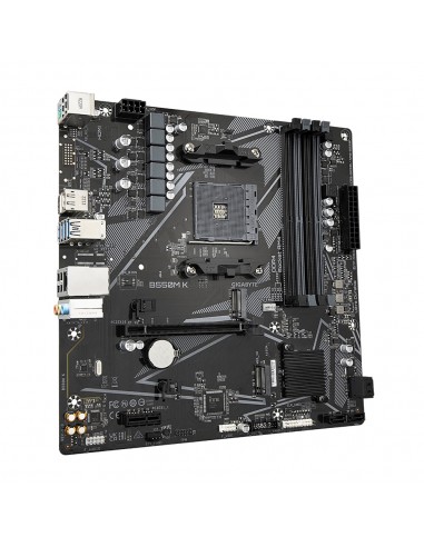 Placa base gigabyte b550m k am4 m - atx - 4x ddr4 - 4x sata3 - 4x usb 3.2 - 4x usb 2.0