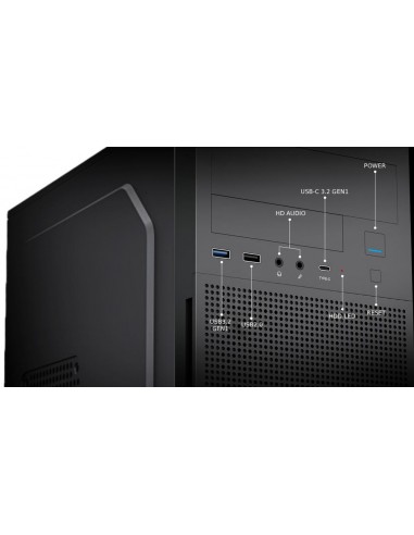 Caja ordenador coolbox m680 matx negra 500w