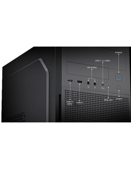 Caja ordenador coolbox m680 matx negra 500w