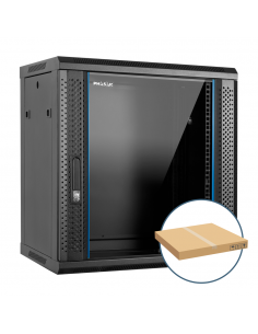 Armario rack mural 19 pulgadas phasak pro 12u 600x450 desmontado (envio flat pack) (incluyen 2 vent bolsa tornilleria)
