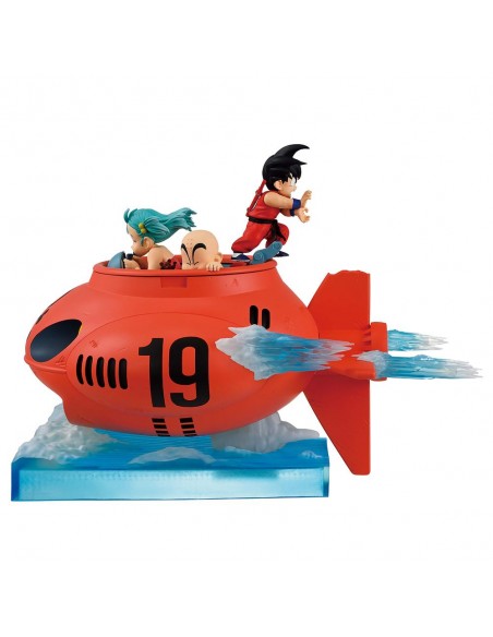 Ichibansho figure son goku & bulma & krillin (vs red ribbon army)