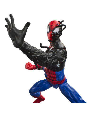 Figura hasbro marvel legends series secret wars spider - man (alien costume)