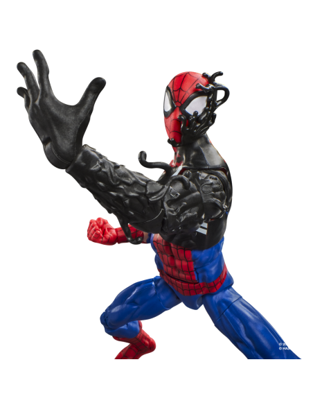 Figura hasbro marvel legends series secret wars spider - man (alien costume) Figura hasbro marvel legends series secret wars spider - man (alien costume)