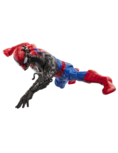 Figura hasbro marvel legends series secret wars spider - man (alien costume)