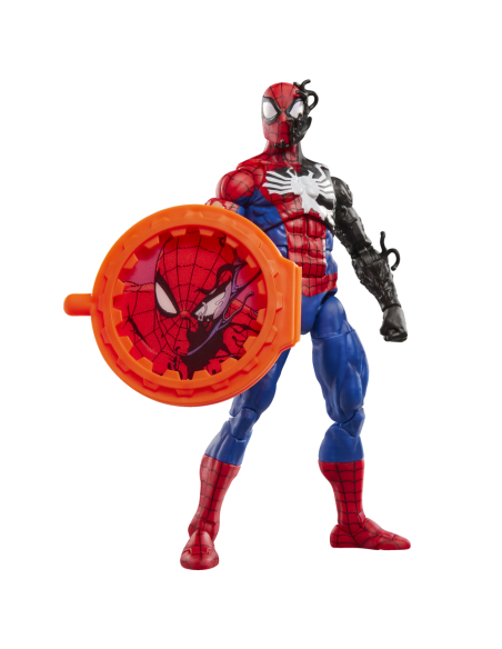 Figura hasbro marvel legends series secret wars spider - man (alien costume) Figura hasbro marvel legends series secret wars spider - man (alien costume)