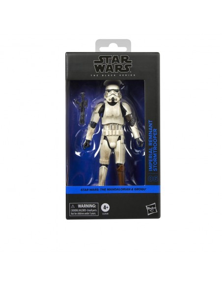 Figura hasbro star wars the black series the mandalorian & grogu imperial remnant stormtrooper