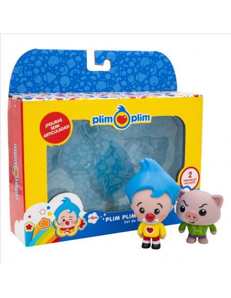 Pack de 2 figuras de plimplim gimnasta - & hoogie