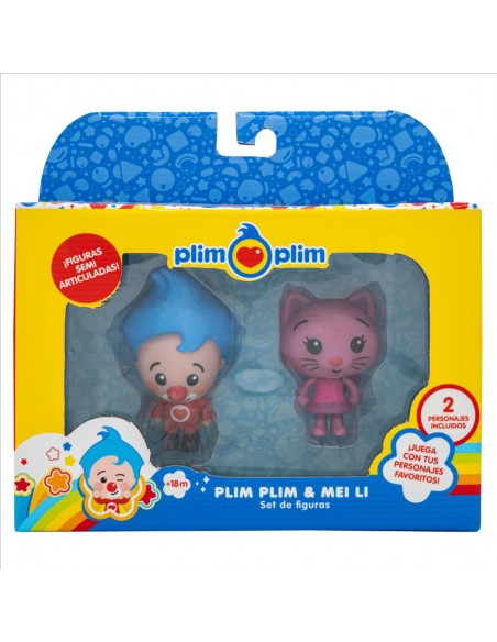 Pack de 2 figuras de plim plim & mei li