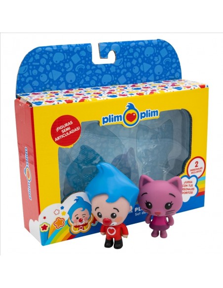 Pack de 2 figuras de plim plim & mei li