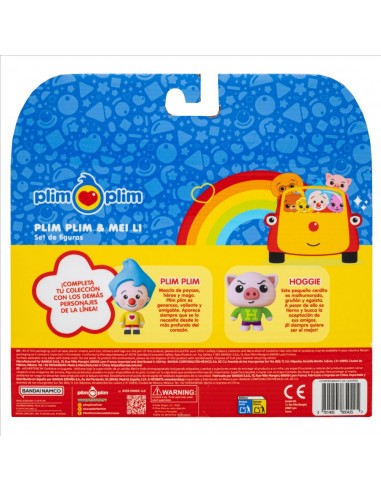 Pack de 2 figuras de plim plim & mei li