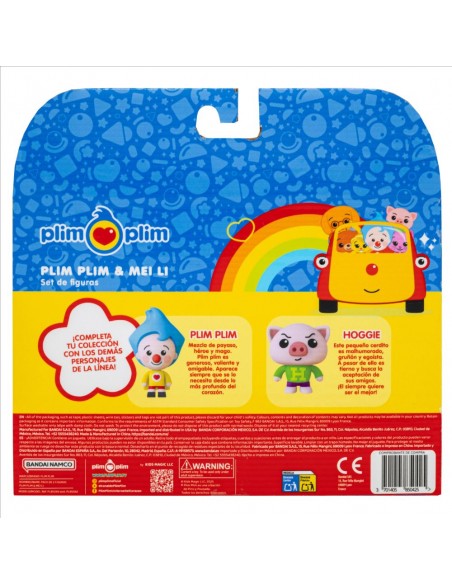 Pack de 2 figuras de plim plim & mei li