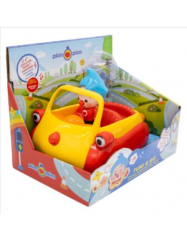 Vehiculo interactivo tuni & plim plim push and go
