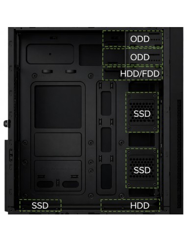 Caja ordenador coolbox atx a780 usb - c 3.2 gen1 fte.500w basic500