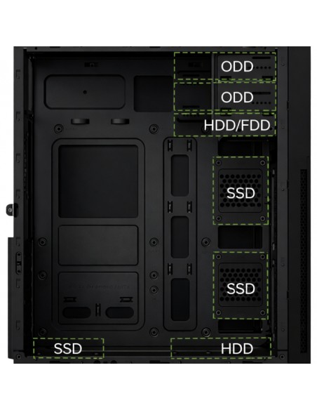 Caja ordenador coolbox atx a780 usb - c 3.2 gen1 fte.500w basic500 Caja ordenador coolbox atx a780 usb - c 3.2 gen1 fte.500w basic500