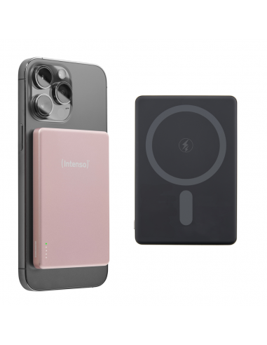 Powerbank intenso mw5000 magsafe rosado magnetico