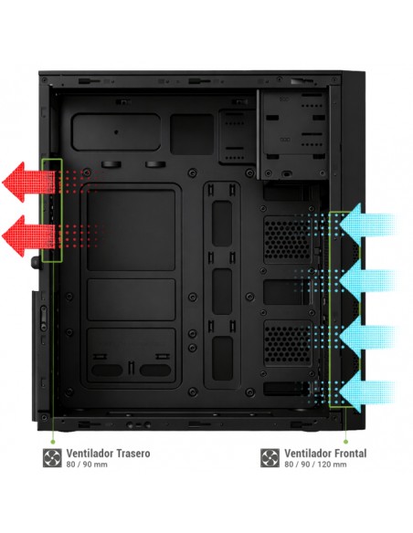 Caja ordenador coolbox atx a780 usb - c 3.2 gen1 fte.500w 80+ bronze Caja ordenador coolbox atx a780 usb - c 3.2 gen1 fte.500w 80+ bronze