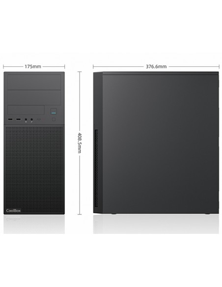 Caja ordenador coolbox atx a780 usb - c 3.2 gen1 fte.650w powerline3 efiefciencia 85%