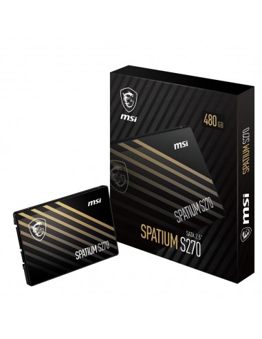 Disco duro 2.5 pulgadas ssd 480gb sata3 msi spatium s270