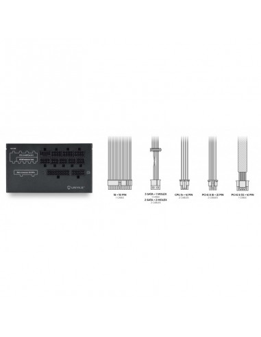 Fuente alimentacion unyka atilius gaming atx 850w