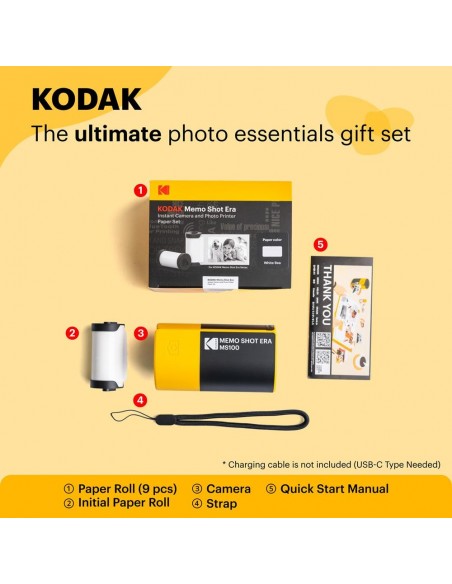 Camara fotos intantanea kodak memoshot era ms100 combo 9 uds papel fotografico Camara fotos intantanea kodak memoshot era ms100 combo 9 uds papel fotografico