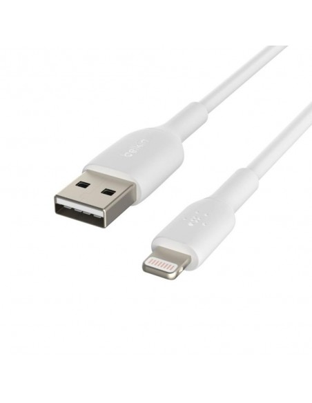 Cable lightning a usb tipo a belkin 2m - macho - macho - blanco