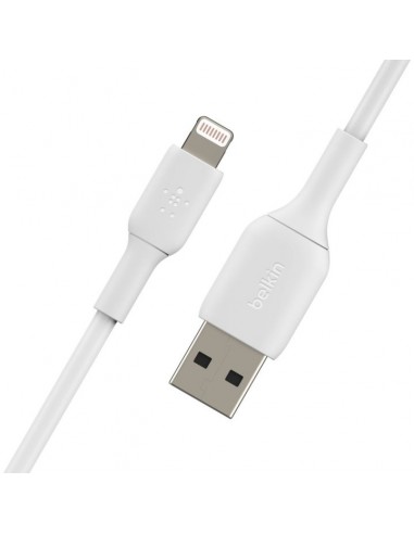 Cable lightning a usb tipo a belkin 2m - macho - macho - blanco