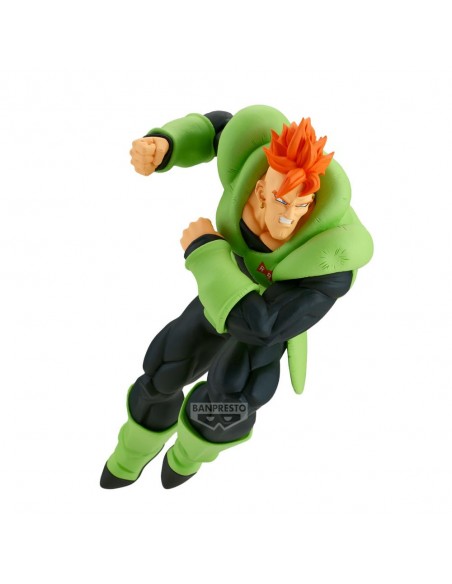 Figura banpresto dragon ball z match makers android 16(vs cell) 17cm