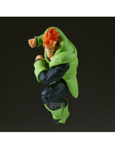 Figura banpresto dragon ball z match makers android 16(vs cell) 17cm