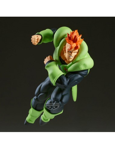 Figura banpresto dragon ball z match makers android 16(vs cell) 17cm